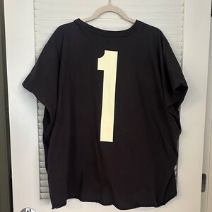 Yeezy Black Shirt with White Number